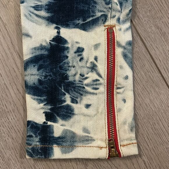 ETIENNE MARCEL LOS ANGELES TIE DYE SKINNY JEANS SIZE 26 - Picture 7 of 7